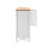 Madia Bergen57 con 3 ante e 1 cassetto bianco e top artisan oak
