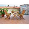 Tavolo Lipari Moia pieghevole teak 120x70cm esterno resistente