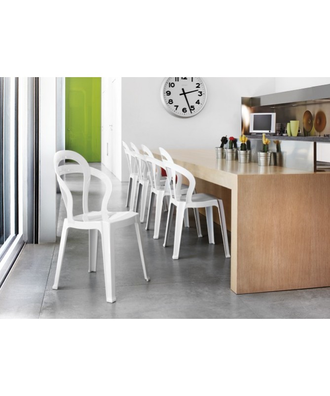 Sedia Titì set da 4 policarbonato - Made in Italy SCAB DESIGN