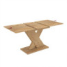 Tavolo allungabile Axi con allunga centrale in colore rovere