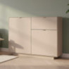 Madia Sivas 01A con 1 cassetto e 2 ante colore cashmere