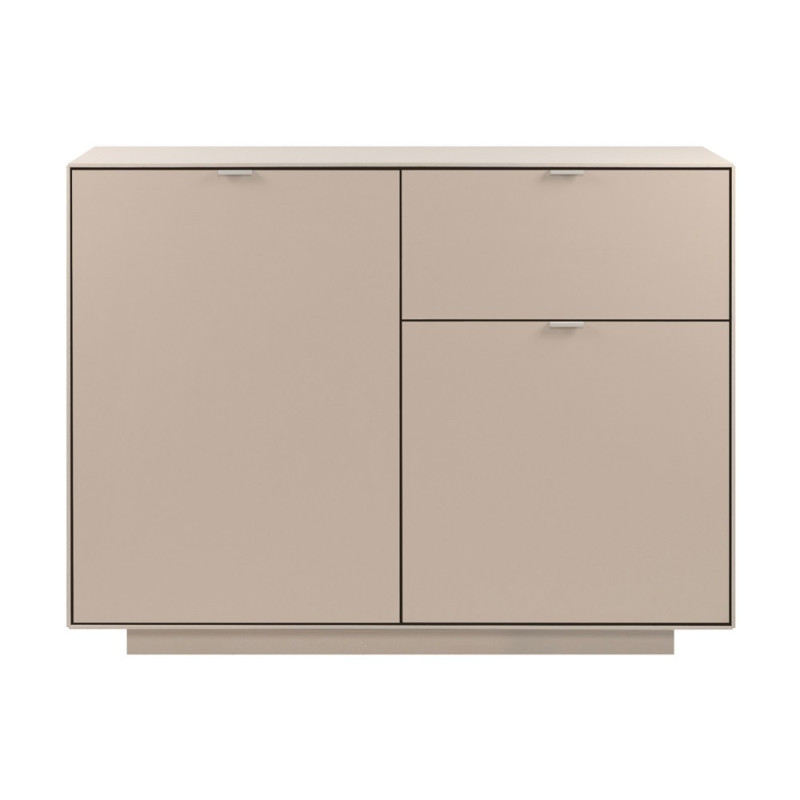Madia Sivas 01A con 1 cassetto e 2 ante colore cashmere