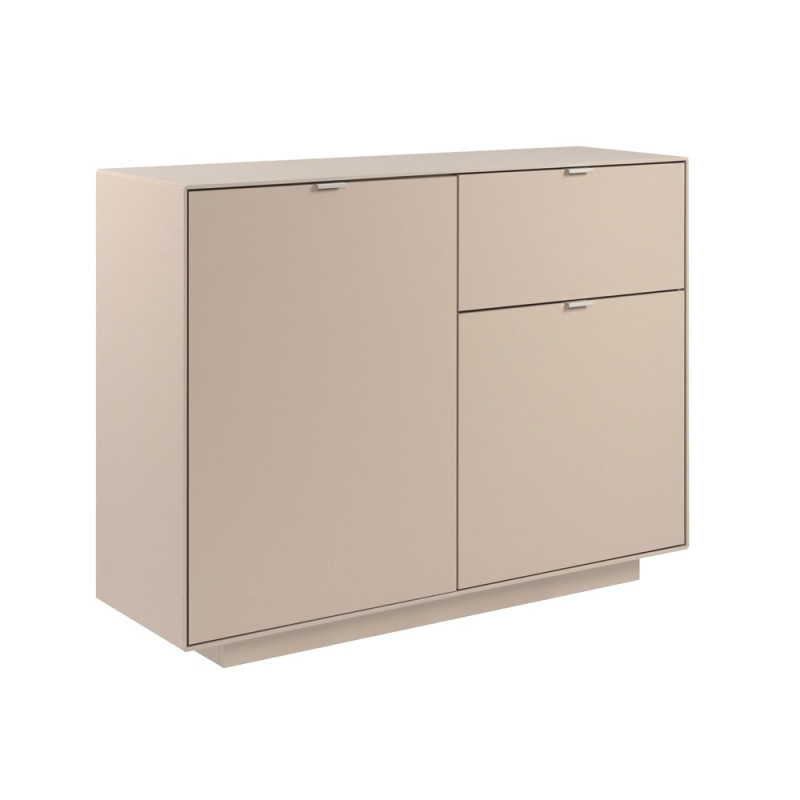 Madia Sivas 01A con 1 cassetto e 2 ante colore cashmere