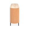 Madia Fabia 51A con 3 ante colore rovere e top effetto travertino