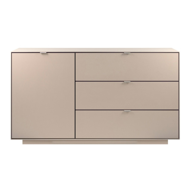 Madia Sivas 51A con 3 cassetti e 1 anta colore cashmere