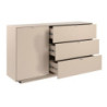 Madia Sivas 51A con 3 cassetti e 1 anta colore cashmere