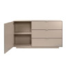 Madia Sivas 51A con 3 cassetti e 1 anta colore cashmere
