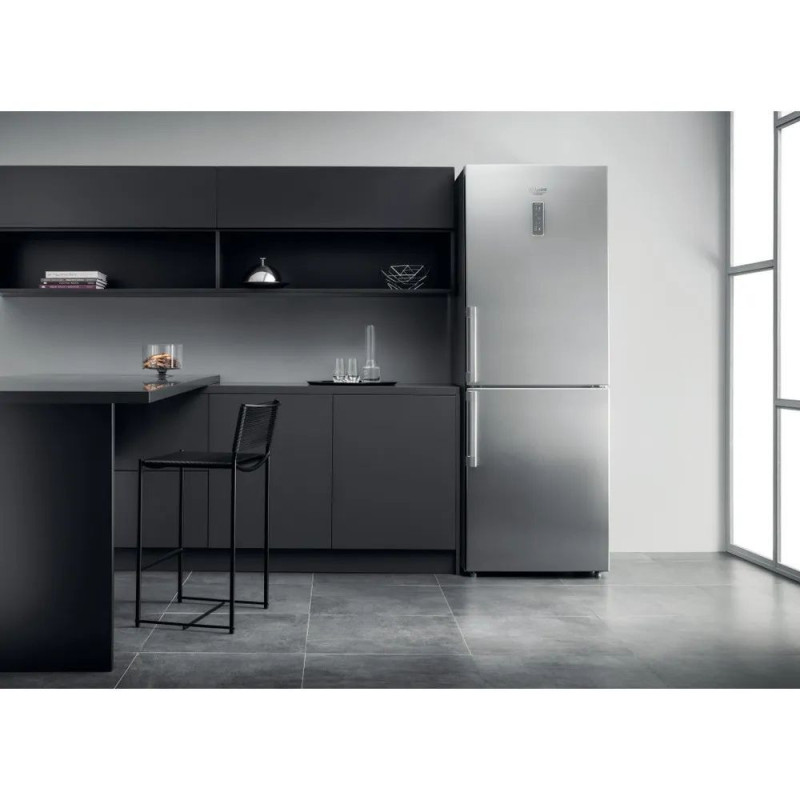 Hotpoint Ariston Frigorifero combinato no frost HA70BE72X inox ottico classe E