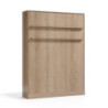 Letto matrimoniale estraibile Primer colore rovere