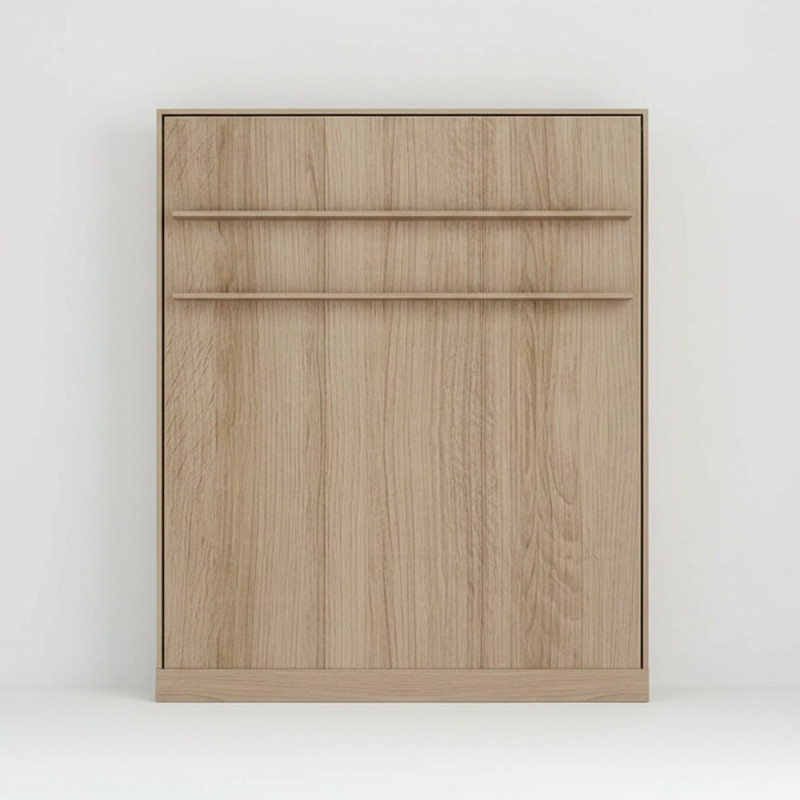Letto matrimoniale estraibile Primer colore rovere