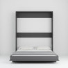 Letto matrimoniale estraibile Primer colore antracite