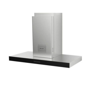 Zoom Cappa aspirante a parete Faber Air Hub Stilo Glass Comfort 90 cm. classe A+ inox e vetro nero