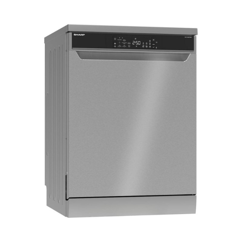 Lavastoviglie Sharp libera installazione 15 Coperti QW-NA28F45DI classe D argento
