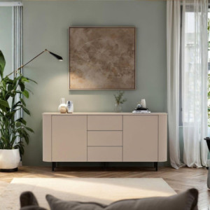 Zoom Madia Marini con 2 ante e 3 cassetti colore cashmere