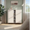 Mobile contenitore Marini 2 ante e 4 vani a giorno in colore cashmere