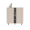 Mobile contenitore Marini 2 ante e 4 vani a giorno in colore cashmere