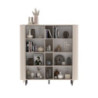 Mobile contenitore Marini 2 ante e 4 vani a giorno in colore cashmere