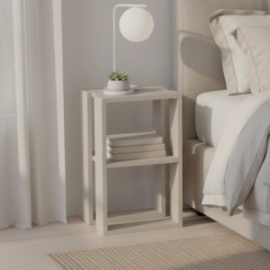 Zoom Tavolino comodino Lonie colore cashmere