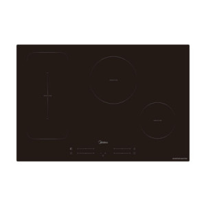 Piano cottura Midea ad induzione MIH740F98K0 77 cm 1 zona bridge colore nero