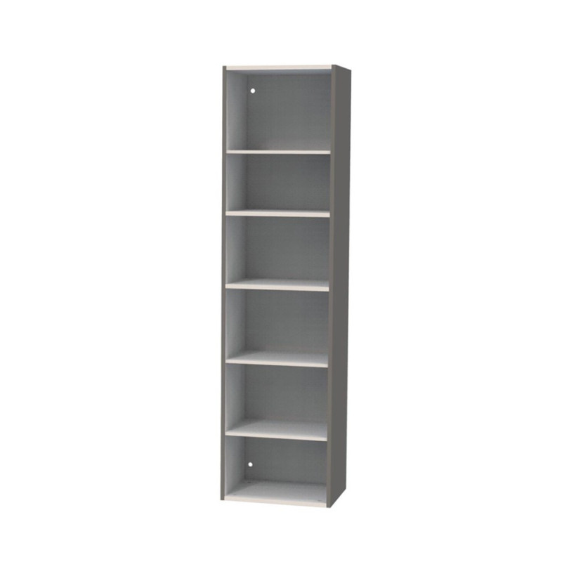 Colonna bagno sospesa Remix 1 anta H 174 colore grigio granito