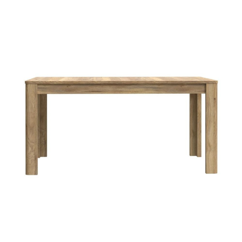 Tavolo allungabile Mono Core con allunga centrale 160x72.7x90.4 cm colore rovere
