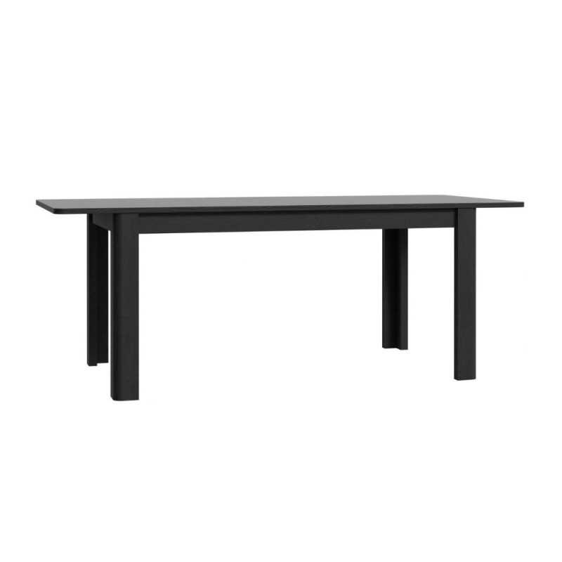 Tavolo allungabile Mono Core con allunga centrale 160x72.7x90.4 cm colore nero