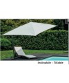 Ombrellone palo laterale Kronos Ice Made in Italy - 2x3