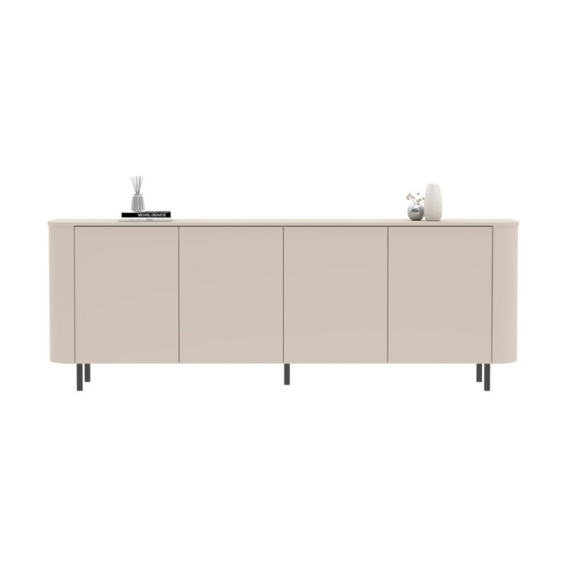 Madia Marini con 4 ante 230x43x85 H cm colore cashmere