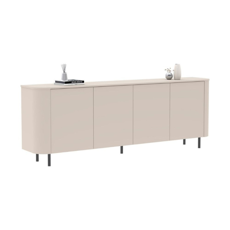 Madia Marini con 4 ante 230x43x85 H cm colore cashmere