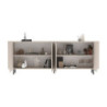 Madia Marini con 4 ante 230x43x85 H cm colore cashmere