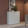 Mobile multiuso Segno con due ante L 80 cm. colore grigio chiaro