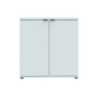 Mobile multiuso Segno con due ante L 80 cm. colore grigio chiaro