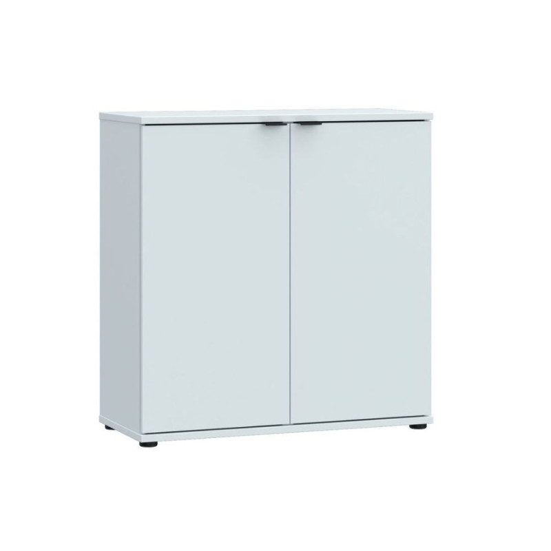 Mobile multiuso Segno con due ante L 80 cm. colore grigio chiaro