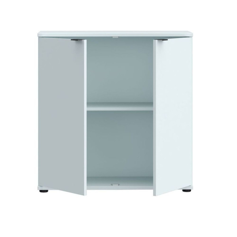 Mobile multiuso Segno con due ante L 80 cm. colore grigio chiaro