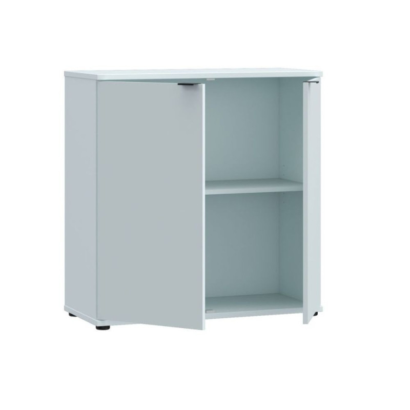 Mobile multiuso Segno con due ante L 80 cm. colore grigio chiaro