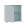Mobile multiuso Segno con due ante L 80 cm. colore grigio chiaro
