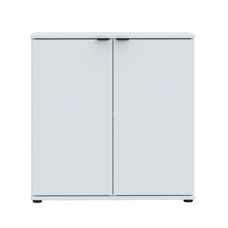 Mobile multiuso Segno con due ante L 80 cm. colore grigio chiaro