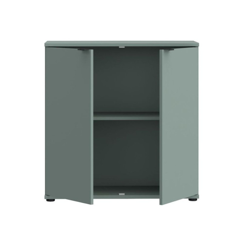 Mobile multiuso Segno con due ante L 80 cm. colore verde salvia