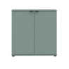 Mobile multiuso Segno con due ante L 80 cm. colore verde salvia
