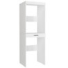Colonna bucato coprilavatrice e copriasciugatrice Fika con cassetto appoggio colore bianco