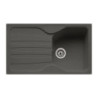 Lavello 1 vasca con gocciolatoio reversibile Franke CUG 611 in fragranite grafite