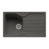 Lavello 1 vasca con gocciolatoio reversibile Franke CUG 611 in fragranite grafite