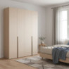 Armadio Modular 4 ante battenti colore cashmere