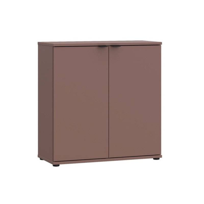 Mobile multiuso Segno con due ante L 80 cm. colore terracotta