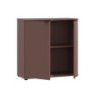 Mobile multiuso Segno con due ante L 80 cm. colore terracotta