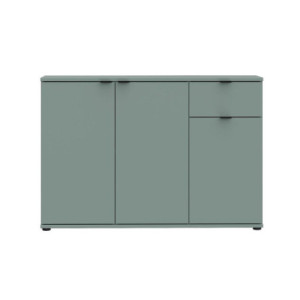 Zoom Mobile multiuso Segno con tre ante e 1 cassetto L 120 cm colore verde salvia