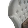 Letto matrimoniale Marubi bianco con contenitore moderno