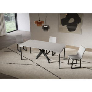 Zoom Consolle allungabile 90x40/196 cm Saki Small telaio Antracite