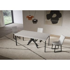 Zoom Consolle allungabile 90x40/196 cm Saki Small Premium telaio Antracite
