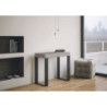 Consolle allungabile Tecno Small 90x40/196 cm antracite